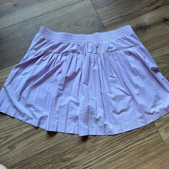 Calia by Carrie Underwood Lavender Pleated Womens Athletic Golf Skort - Picture 3 of 7